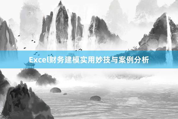 Excel财务建模实用妙技与案例分析